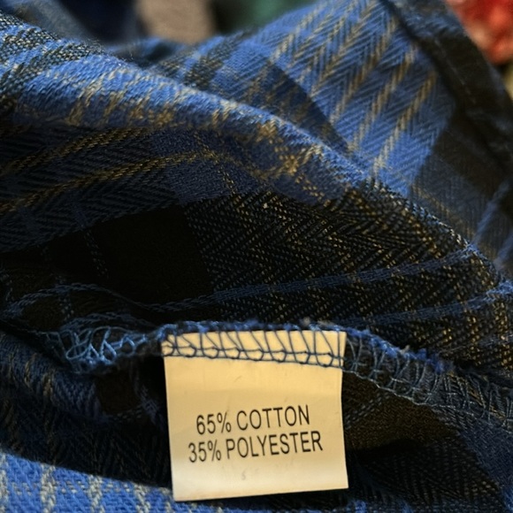 Blue and Black Plaid Women's Dress - Picture 8 of 9